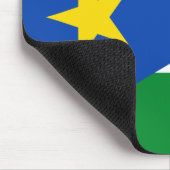 Vlag van Zuid-Sudan (Afrika) Muismat (Hoek)