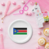 Vlag van Zuid-Sudan (Afrika) Papieren Bordje (Feest)