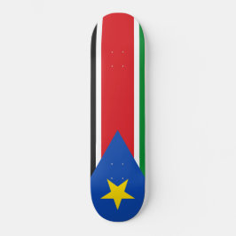 Vlag van Zuid-Sudan (Afrika) Persoonlijk Skateboard