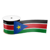 Vlag van Zuid-Sudan (Afrika) Satijnen Lint (Spoel)