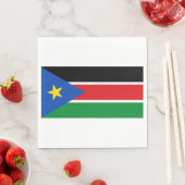 Vlag van Zuid-Sudan (Afrika) Servet (Insitu)