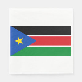 Vlag van Zuid-Sudan (Afrika) Servet