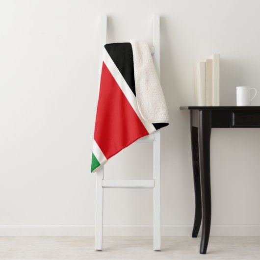 Vlag van Zuid-Sudan (Afrika) Sherpa Deken (In situ)