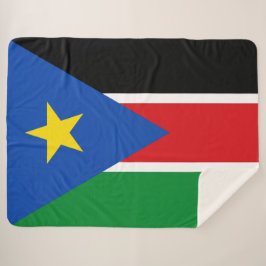 Vlag van Zuid-Sudan (Afrika) Sherpa Deken
