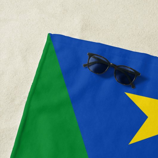 Vlag van Zuid-Sudan (Afrika) Strandlaken (In situ)