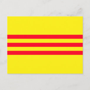 Vlag van Zuid-Vietnam Briefkaart