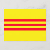 Vlag van Zuid-Vietnam Briefkaart (Voorkant)