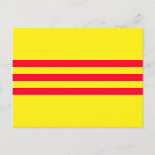 Vlag van Zuid-Vietnam Briefkaart (Voorkant)