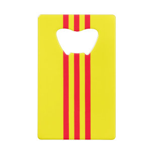 Vlag van Zuid-Vietnam Creditkaart Flessenopener