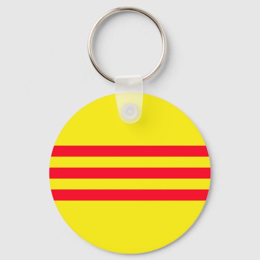 Vlag van Zuid-Vietnam Sleutelhanger (Voorkant)