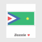 Vlag van Zuidwest Ethiopië, Ethiopië Sticker (Vel)