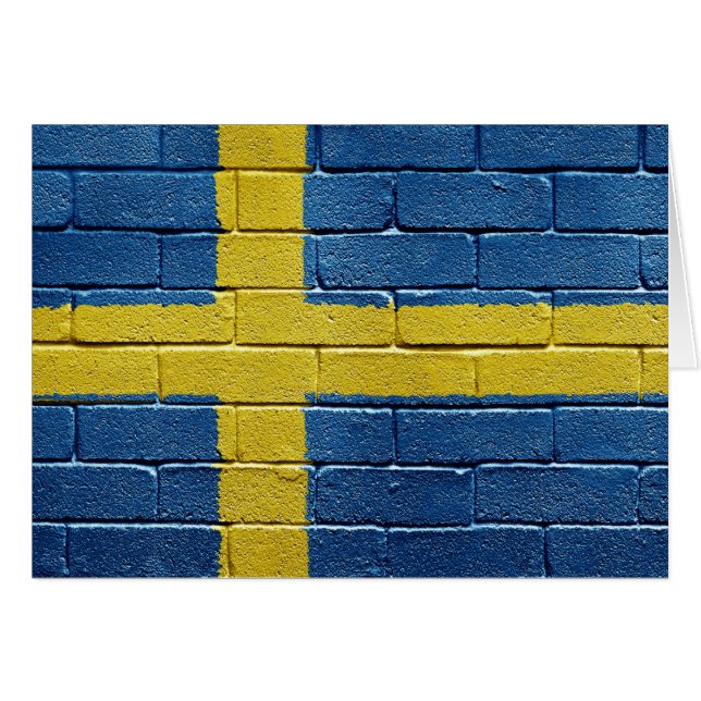 Vlag van Zweden (Voorkant Horizontaal)