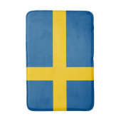 Vlag van Zweden Badmat (Voorkant Verticaal)