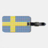 Vlag van Zweden Bagage Label (Achterkant horizontaal)