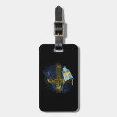 Vlag van Zweden Bagagelabel (Voorkant verticaal)