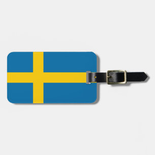 Vlag van Zweden Bagagelabel