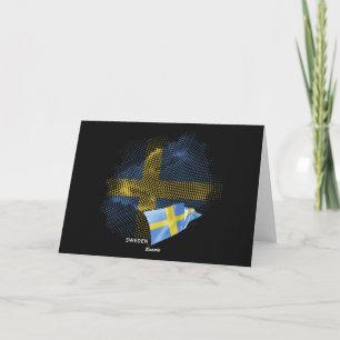 Vlag van Zweden Bedankkaart