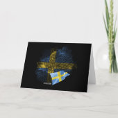 Vlag van Zweden Bedankkaart (Voorkant)
