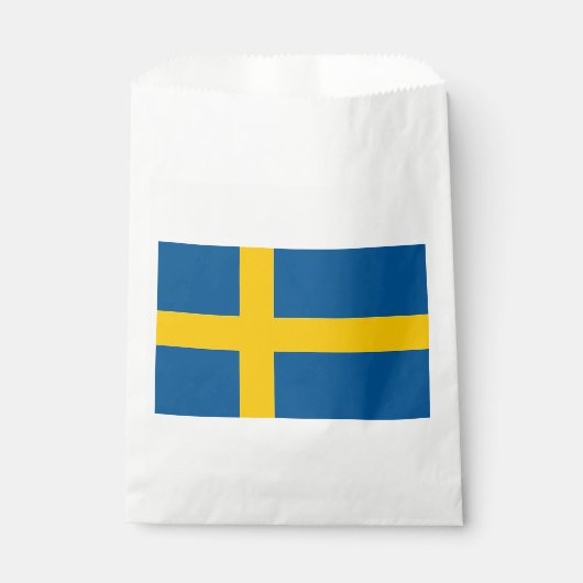 Vlag van Zweden Bedankzakje (Voorkant)