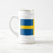Vlag van Zweden Bierpul (Links)