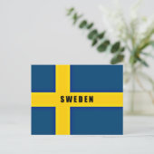 Vlag van Zweden Briefkaart (Staand voorkant)