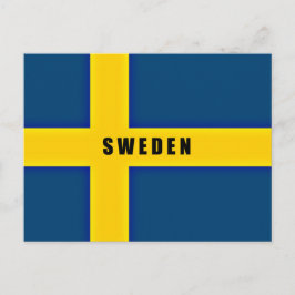 Vlag van Zweden Briefkaart