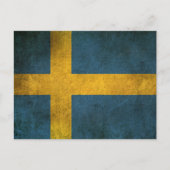  vlag van Zweden Briefkaart (Voorkant)