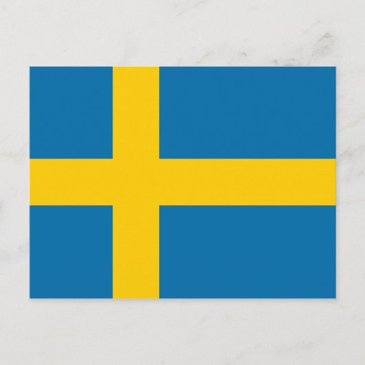 Vlag van Zweden Briefkaart (Voorkant)