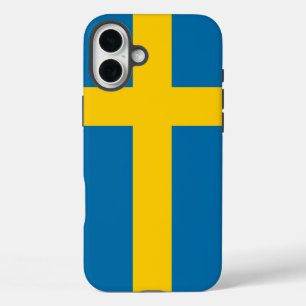 Vlag van Zweden iPhone 16 Plus Hoesje