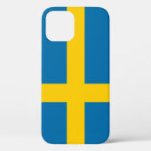 Vlag van Zweden Case-Mate iPhone Case (Achterkant)
