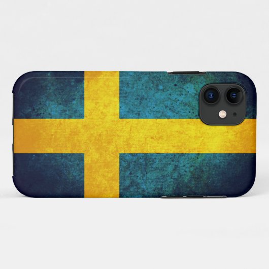 Vlag van Zweden Case-Mate iPhone Case (Achterkant (horizontaal))