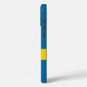 Vlag van Zweden Case-Mate iPhone Case (Achterkant / Links)