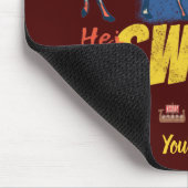  vlag van Zweden en mose souvenir Muismat (Hoek)