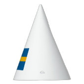 Vlag van Zweden Feesthoedjes (Rechts)