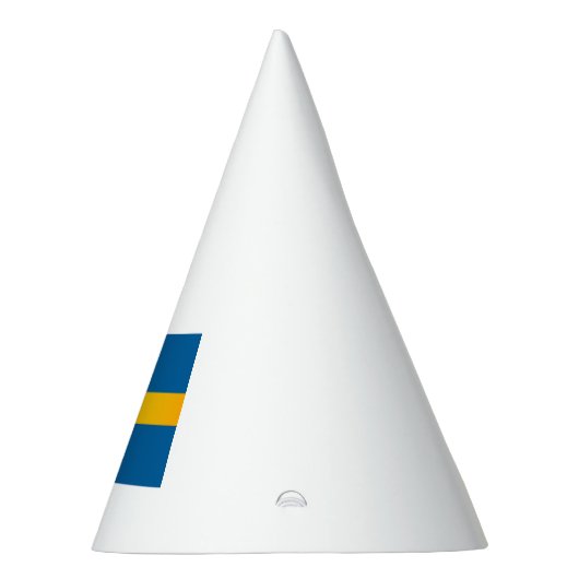 Vlag van Zweden Feesthoedjes (Rechts)