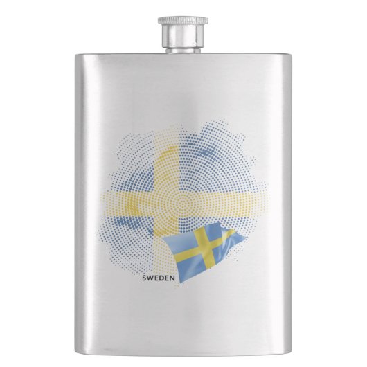 Vlag van Zweden Flacon (Voorkant)