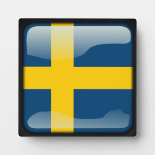 Vlag van Zweden Fotoplaat