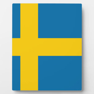 Vlag van Zweden Fotoplaat