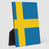 Vlag van Zweden Fotoplaat (Zijkant)