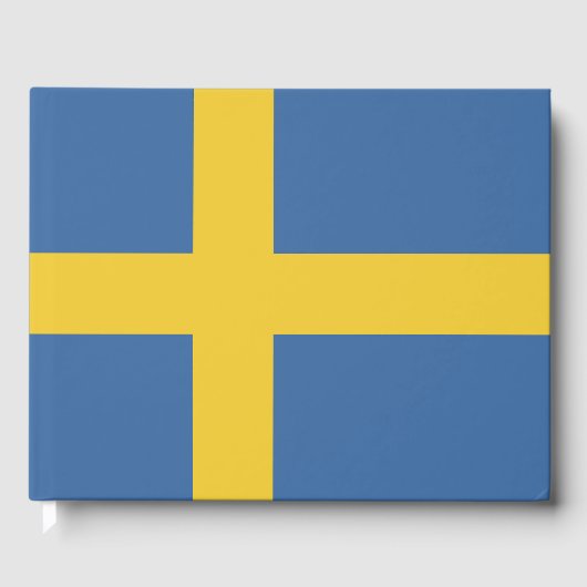 Vlag van Zweden Gastenboek (Voorkant)