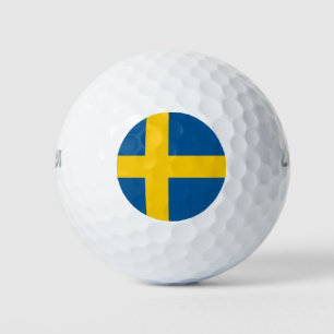 Vlag van Zweden Golfballen