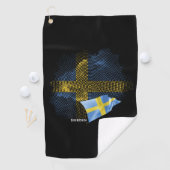 Vlag van Zweden Golfhanddoek (Insitu)