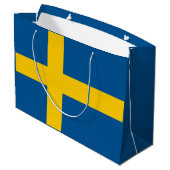 Vlag van Zweden Groot Cadeauzakje (Achterkant Gekanteld)