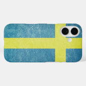 Vlag van Zweden Grunge Case-Mate iPhone Case (Achterkant (horizontaal))