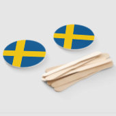 Vlag van Zweden Handwaaier (Niet-gemonteerd)