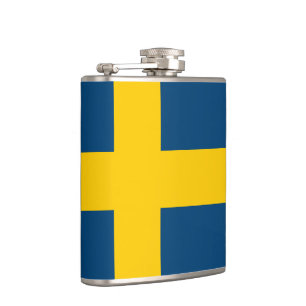 Vlag van Zweden Heupfles
