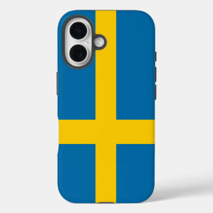 Vlag van Zweden iPhone 16 Hoesje