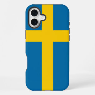 Vlag van Zweden iPhone 16 Plus Hoesje
