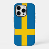 Vlag van Zweden iPhone Hoesje (Achterkant)
