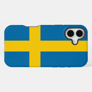 Vlag van Zweden iPhone 16 Plus Hoesje